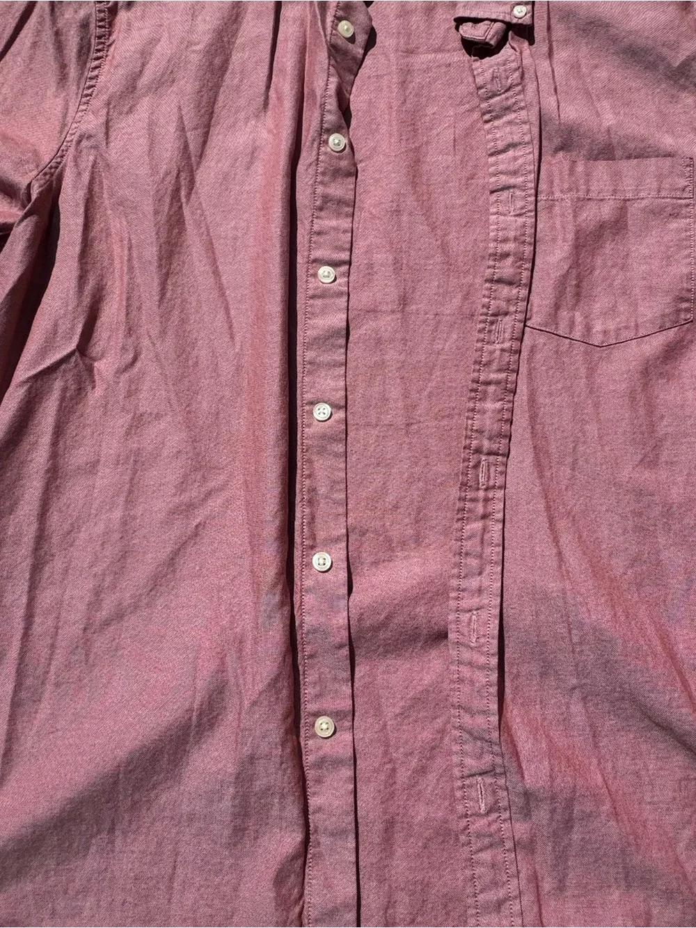 Banana Republic Men's Dusty Rose Button-Down Shirt Slim Fit